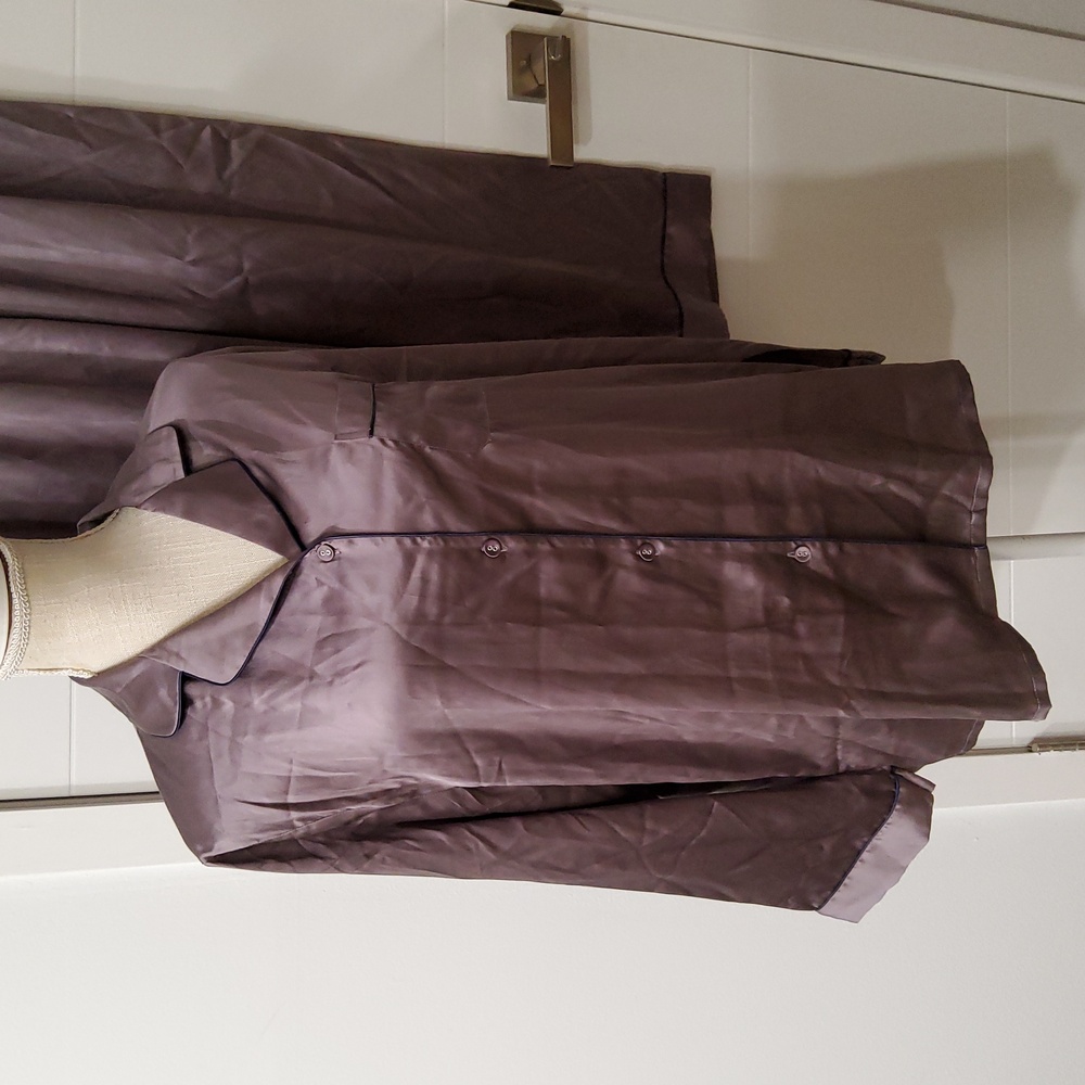 SilkSilky 100% Silk Pajama Set Size L - Picture 7 of 12